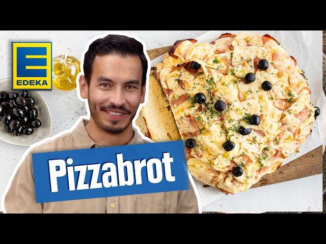 Pizzabrot | Einfaches Pizzabrot Rezept