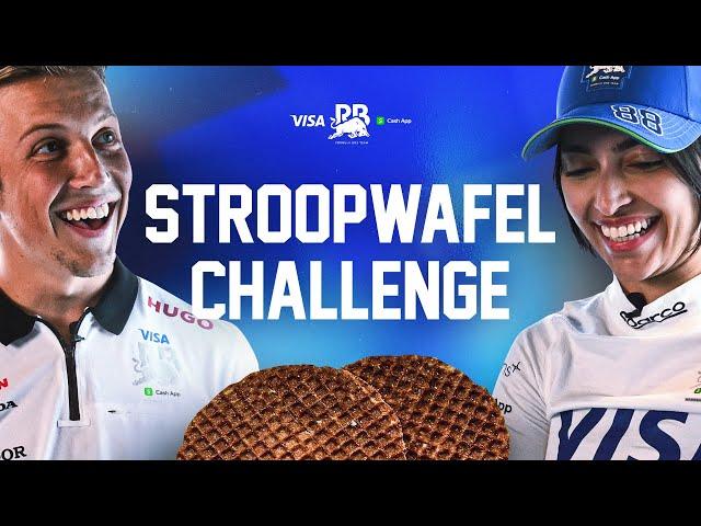 Liam Lawson and Amna Al Qubaisi Make Stroopwafels!