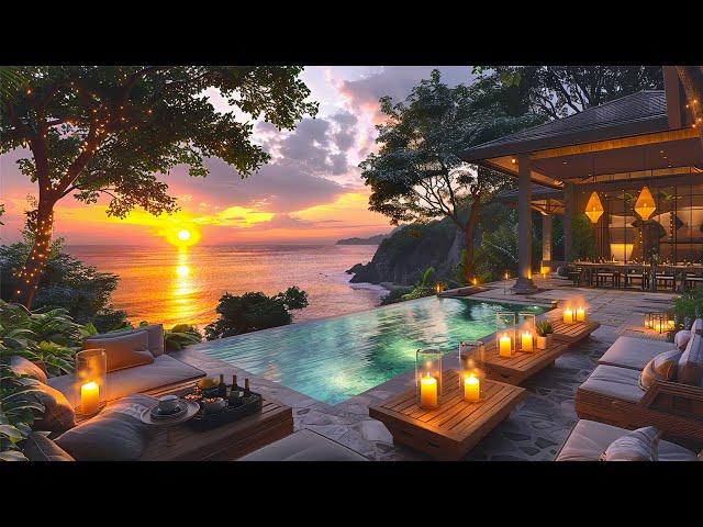  Tropical Beach Ambience in Thailand | Tranquil Resort with Oversea View & Soothing Wave Sounds