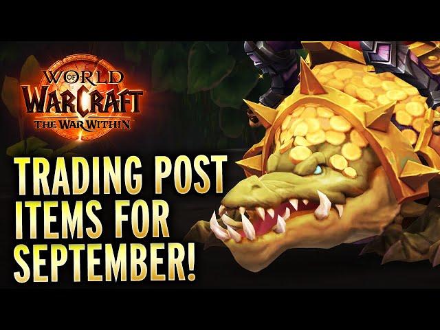 NEW! Trading Post Items For September! World of Warcraft The War Within