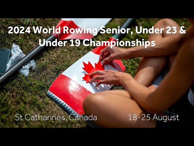 2024 World Rowing Senior, Under 23, Under 19 Championships - Live Stream Day 4 - morning session