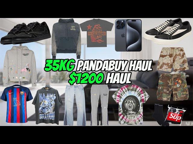 35KG PANDABUY HAUL | BEST HAUL OF ALLTIME |  (Gallery dept, Hellstar, Nocta, Supreme, Chrome hearts)