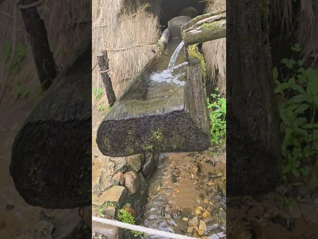 Beautiful moment.  water flowing #korea #koreastyle #oldvillage #traditional #watersystem
