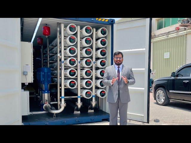 Containerized Reverse Osmosis Plant | 3000 m3/day | RO Water Desalination | Al Kafaah – Dubai, UAE