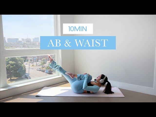 10MIN Ab & Waist Pilates // daily tone & sculpt // beginner friendly +verbal cues | MADELEINEABEID