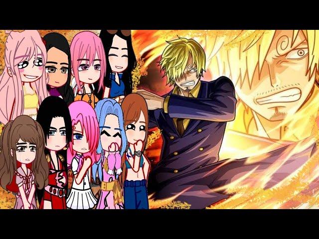 ️One Piece Girls react to Sanji️// Gacha Reaction//