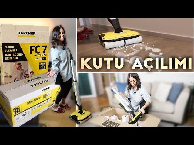 KARCHER SİLİP SÜPÜREN KABLOSUZ TEMİZLİK | KUTU AÇMA | İrem Güzey