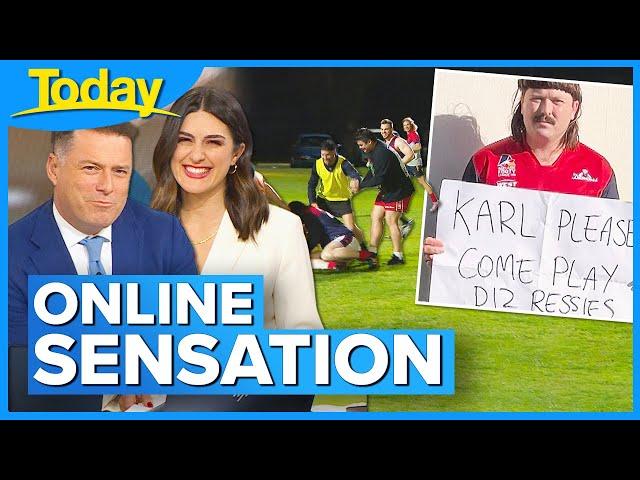 ‘Just blowing up’: Adelaide division 12 reserve footy team going viral | Today Show Australia