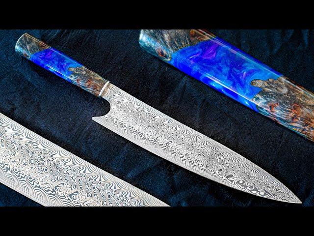 Handmade Damasteel CHEFSKNIFE  | KNIFE MAKING