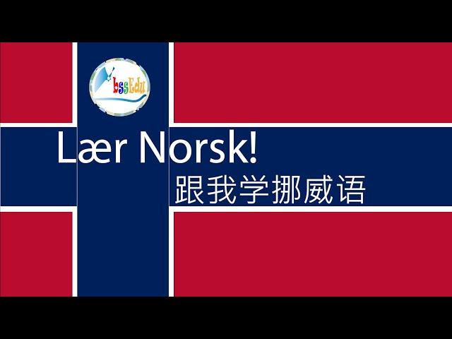 【跟我学挪威语 Lær Norsk!】（双语跟读）第5单元：工作, 活动/Aktiviteter; 颜色/Farger；水果和食品/Frukt og matvarer【HQ】#挪威话 #挪威