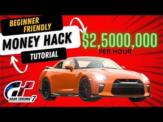 Gran Turismo 7 | Beginner Friendly INSANELY Fast MoneyGlitch $2.5 MIL per hour | Update 1.50