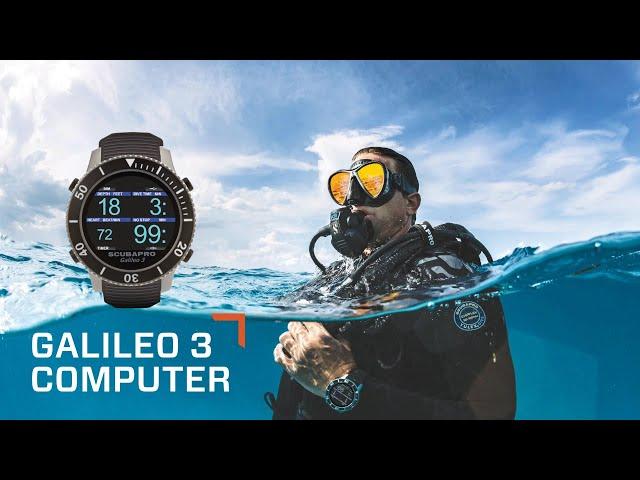 Smartwatch-Style Scuba Diving Computer - SCUBAPRO Galileo 3 (G3)