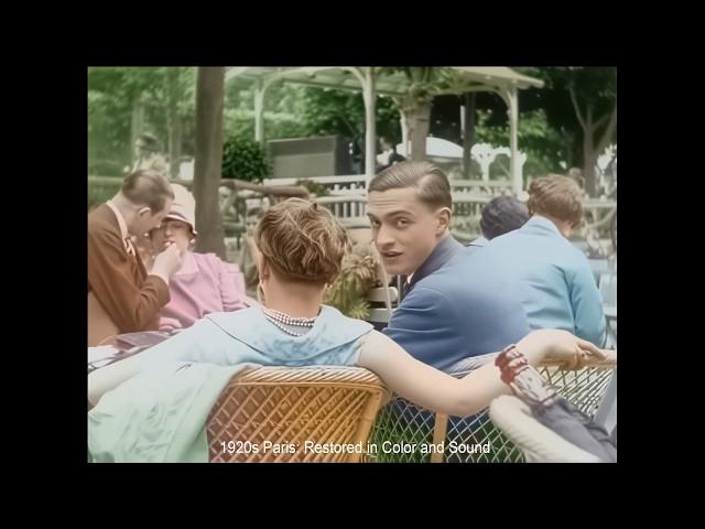 1920s Paris: Comes to Life in Amazing 4k Color with Sound