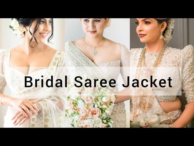 Bridal Saree Jacket Designs || Bridal Saree Blouse Designs || Wedding Saree Jacket ||@AshiFashion