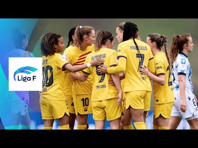 HIGHLIGHTS | Real Sociedad vs. Barcelona (Liga F 2023-24 Matchday 19)