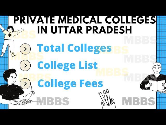 Uttar  Pradesh Private Medical College Fees || Private Medical Colleges in UP || NEET || MBBS Fees