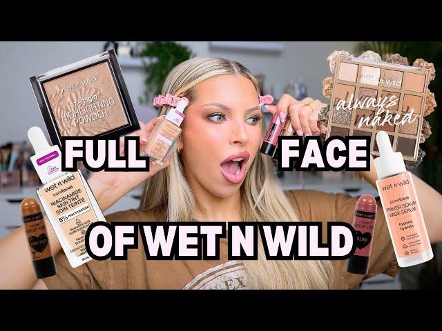 Full Face Using Only Wet n Wild Makeup: Nothing OVER $10! #affordablemakeup #drugstoremakeup