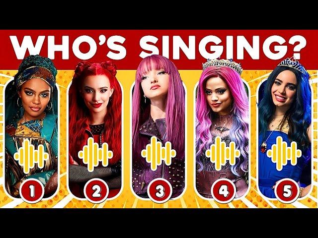 Guess Who's SINGING  Descendants: The Rise of Red ️ Red, Chloe, Jay, Uliana, Mal, Evie, Carlos...