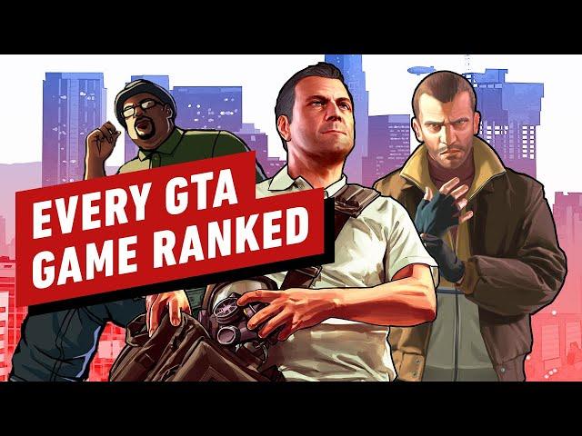 Every GTA Game Ranked