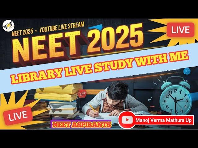 STUDY WITH ME ||  TARGET NEET 2025 || #physics #mechanical_properties_of_solids #library  #support