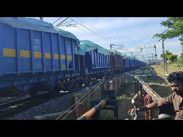 PATRATU WAG9 SHOWS ITS POWER PULLS FULLY LOADED COAL BOXNHL WAGON | SKIPPING PERALAM WITH STEAM HONK