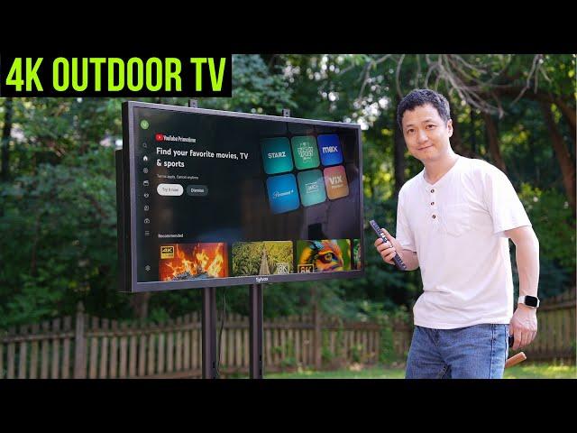 4K Sylvox Outdoor Waterproof TV with Wireless PS 5 Setup