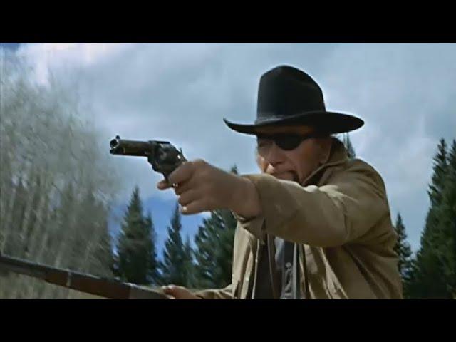 John Wayne TRUE GRIT famous meadow shootout 50 YEARS AGO