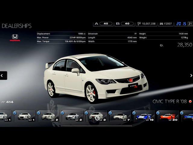 Gran Turismo 5 | All Cars List Premium Dealerships & Including DLC "Original Song" [4KPS3]