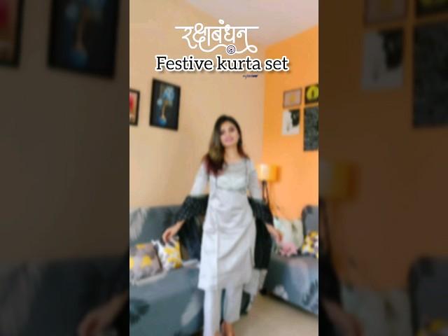 Festive kurta set @myntra || Anouk kurta set #anouk #festivewear #ethnic #ytshorts #shorts #myntra