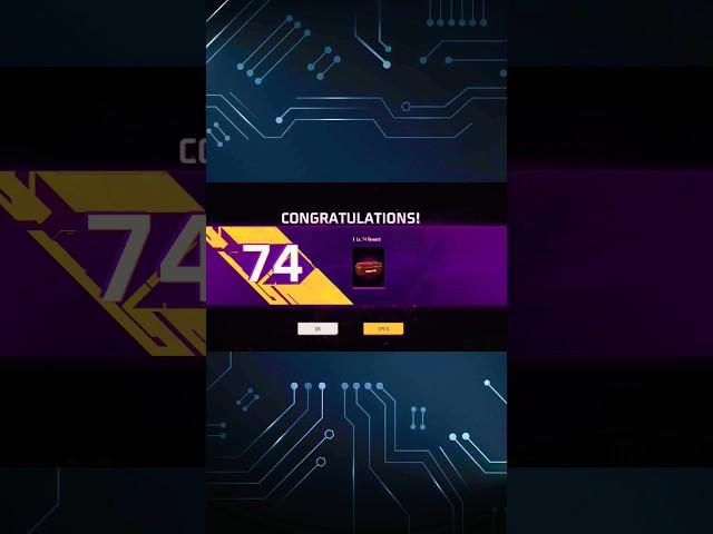 What I Got On 74 Level FREE FIRE ||AH GAMER OFFICIAL|| #ahgamer #freefire #short #freefiremax