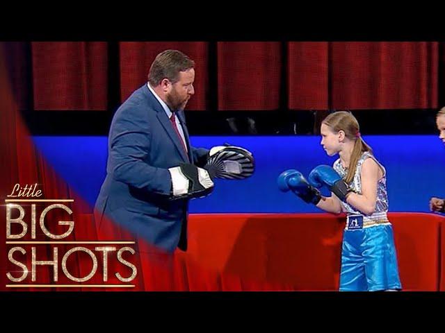 Evnika Shows Off Her Amazing Boxing Skills   @BestLittleBigShots