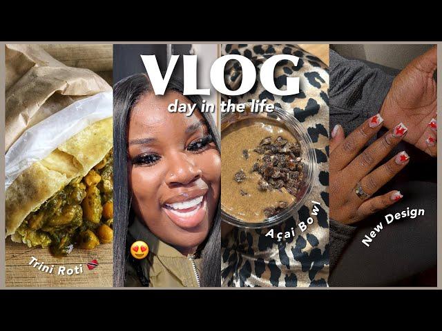  VLOG : HEY HECTOR! FRESH BUSSDOWN, STAR NAILS, TRYING TRINI ROTI + MORE | Angeline Kors