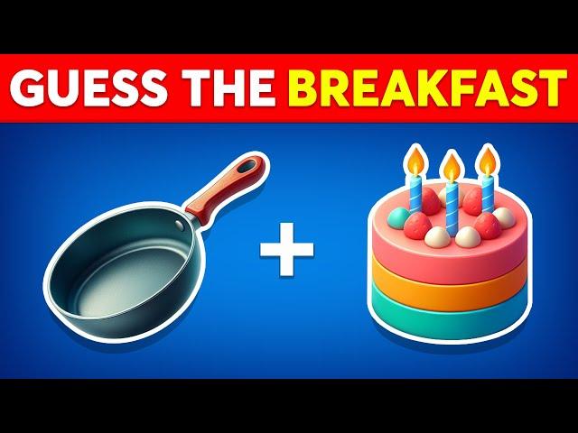 Guess The FOOD By Emoji?  Breakfast Emoji Quiz