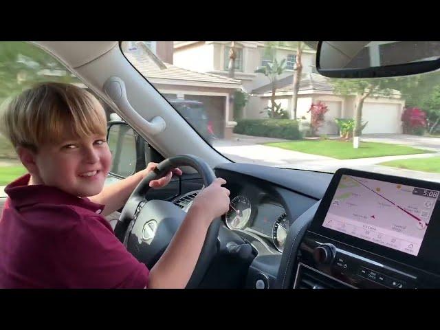 Driving  Lessons From an 8 Year Old - w/ Carpool Karaoke  !