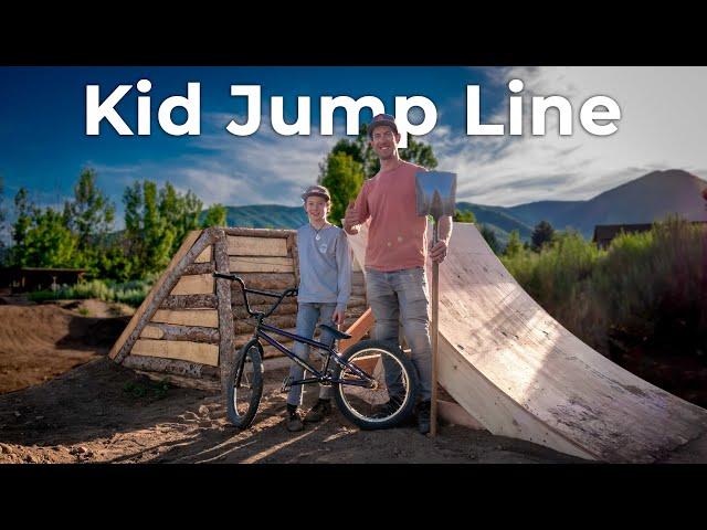 New Backyard Jump Line - Fine Tuning and Riding!