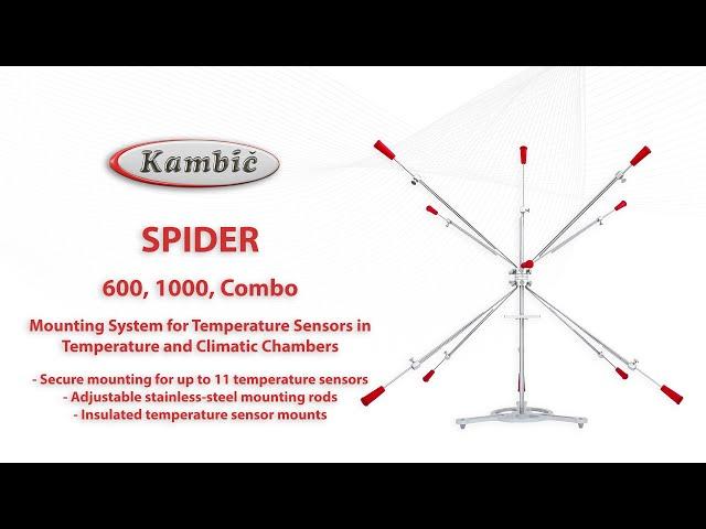 Kambic SPIDER; Mounting System for Temperature Sensors in Temperature and Climatic Chambers