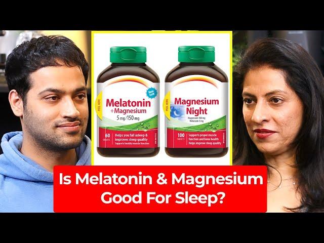 Is Melatonin & Magnesium Good For Sleep? - Which One Is Better? | Dr Vishakha | Raj Shamani Clips