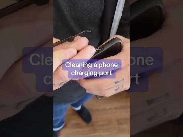 A customer came into our Raleigh, NC store saying their phone wouldn’t charge 