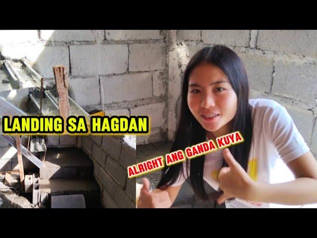 HAGDAN NG BAHAY NI CUMLAUDE GIRL MAY LANDING NA SA BABA ASINTADA/FLOORING