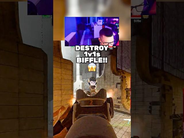 1v1ed Biffle in the gulag!!! Use this strat next time you're in the gulag!! #callofduty #warzone
