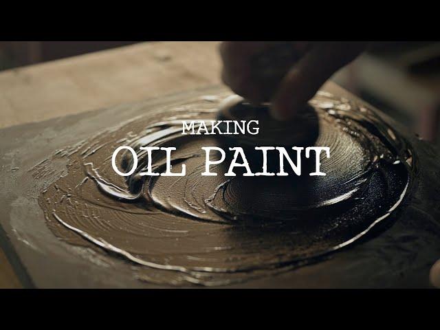 How to Make Oil Paints/ 유화 물감 만들기. Nikon D780 Movie.