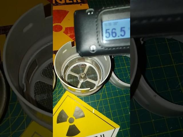 F3/5A industrial smoke detector ️ Am-241 ~20uSv/hr in Gamma/Beta #radioactive #radiation