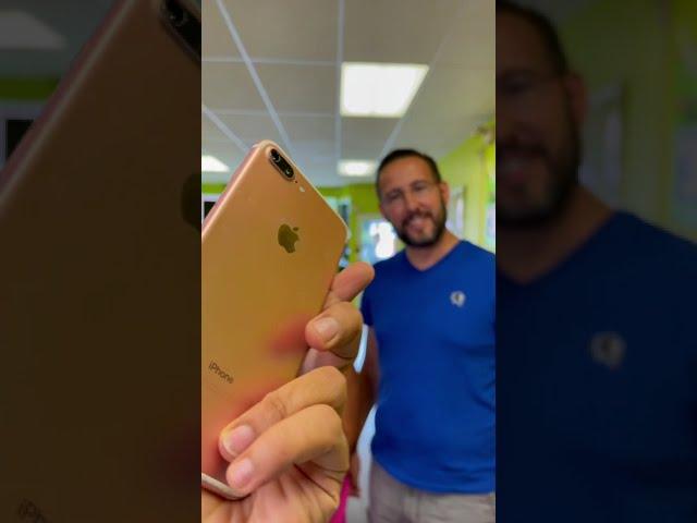 We tried to save his information from this terribly cracked iPhone  #apple #iphone #fyp #ios