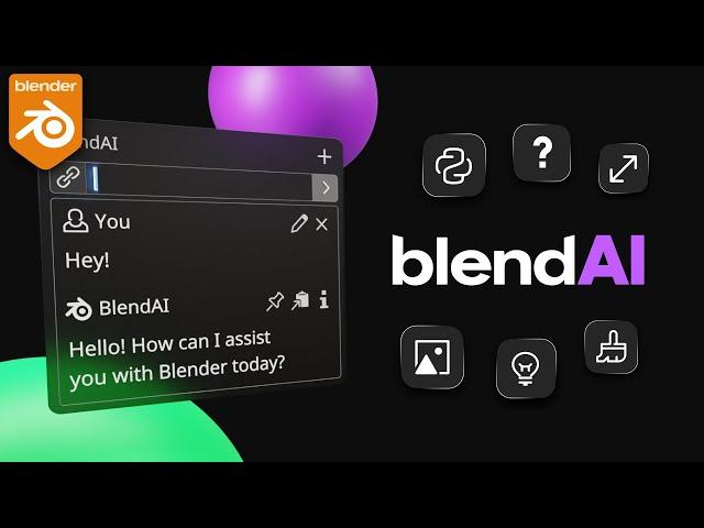 AI in Blender is here | BlendAI