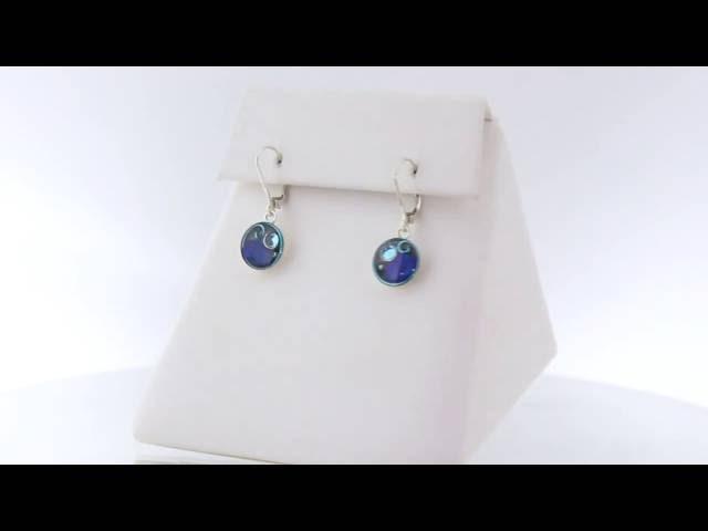 AVA Blue Opal Earrings