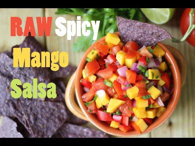 Raw Spicy Mango Salsa | Healthy Summer Recipes