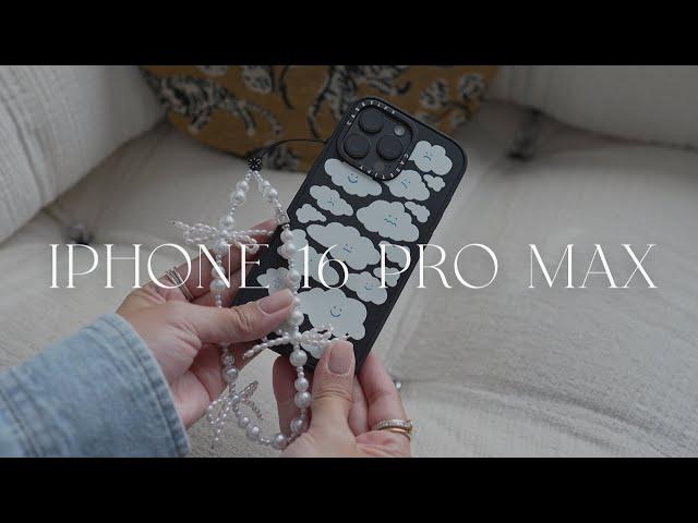 UNBOXING AND SETTING UP MY NEW IPHONE 16 PRO MAX | ALYSSA LENORE