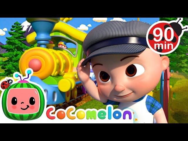 Choo Choo, JJ (Train Park) | CoComelon | Nursery Rhymes for Babies