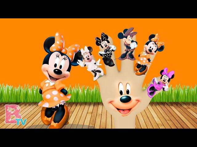 Minnie Mouse Colours FINGER FAMILY Part 2 - Nursery Rhymes & Kids Songs