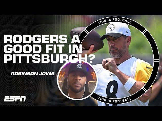 Is Aaron Rodgers a fit in Pittsburgh?  Allen Robinson joins the show | This is Football